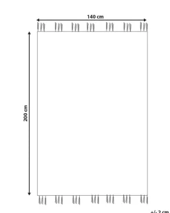 Tapete Kilim Em La Multicolor 140 X 200 Cm Mrgashat