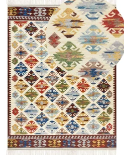 Tapete Kilim Em La Multicolor 160 X 230 Cm Aknalich
