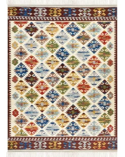 Tapete Kilim Em La Multicolor 160 X 230 Cm Aknalich