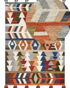 Tapete Kilim Em La Multicolor 160 X 230 Cm Kaghsi