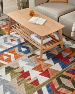 Tapete Kilim Em La Multicolor 160 X 230 Cm Kaghsi