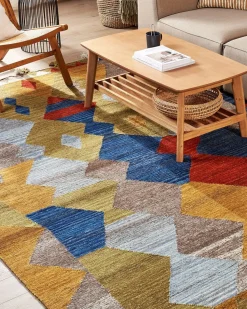 Tapete Kilim Em La Multicolor 160 X 230 Cm Arzakan