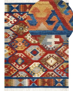 Tapete Kilim Em La Multicolor 160 X 230 Cm Jrvesh