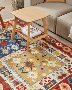 Tapete Kilim Em La Multicolor 140 X 200 Cm Voskehat