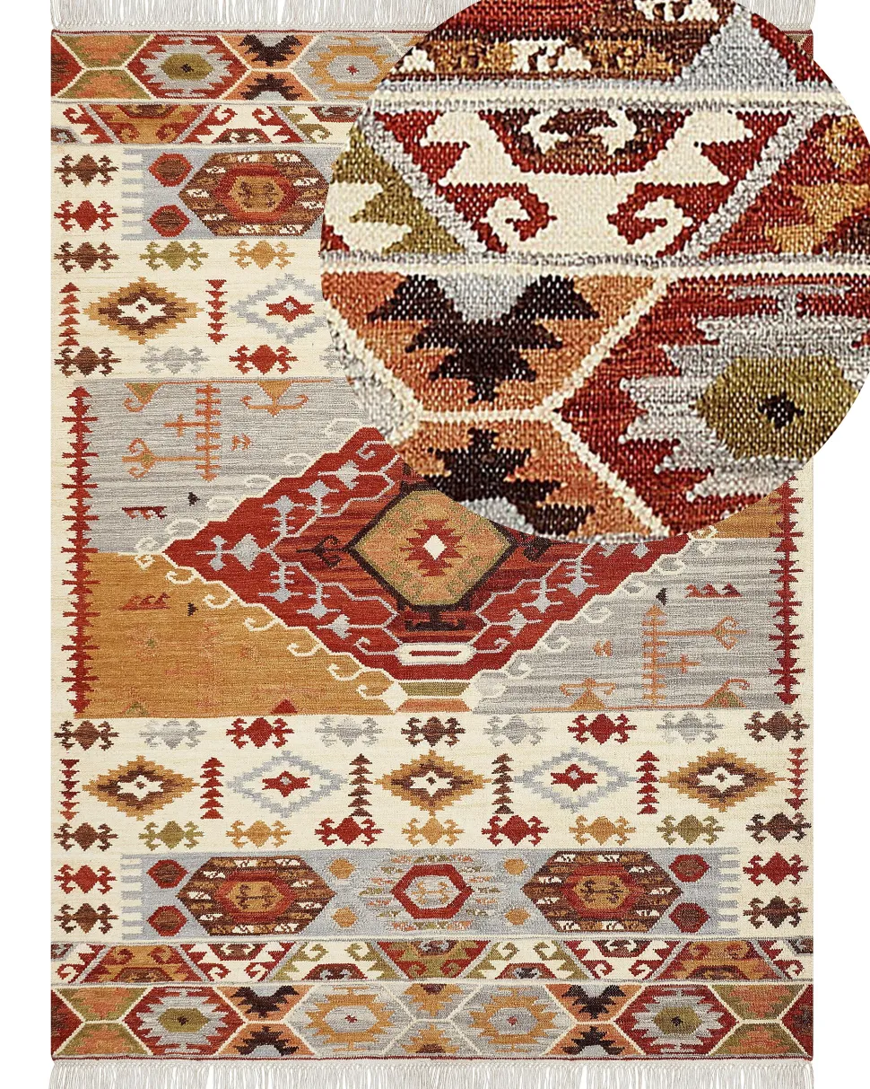 Tapete Kilim Em La Multicolor 160 X 230 Cm Proshyan
