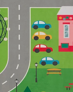 Tapete Para Criancas 150 X 80 Cm Verde Seben