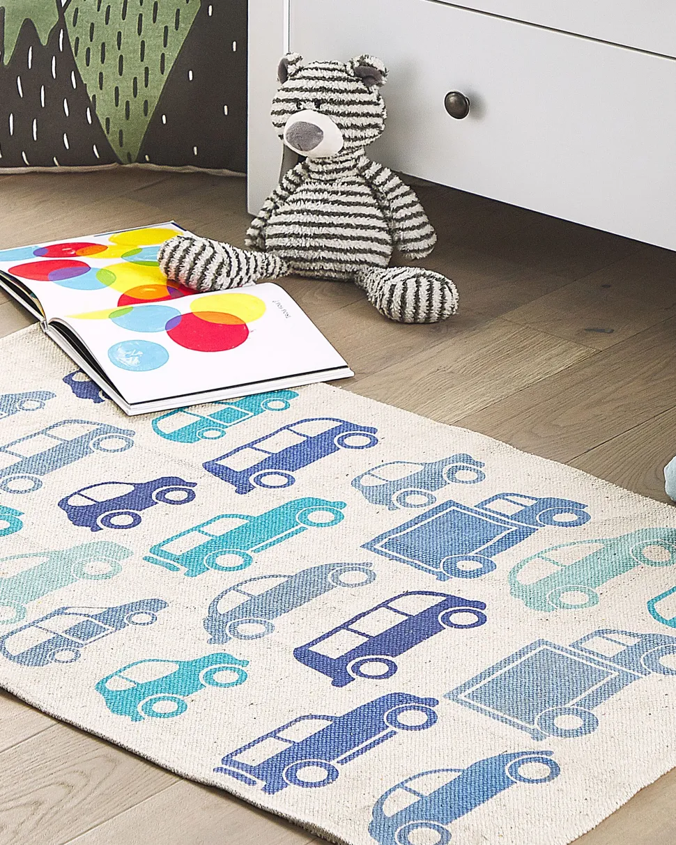 Tapete Para Criancas Azul 60 X 90 Cm Maduraj