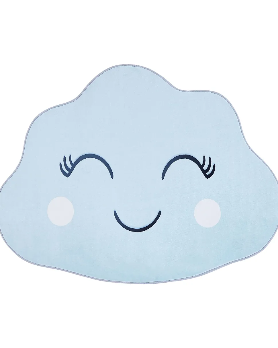 Tapete Para Criancas Azul 90 X 120 Cm Cumulus