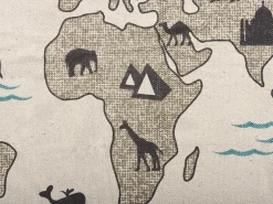 Tapete Para Criancas Cinzento E Creme 120 Cm Kesda