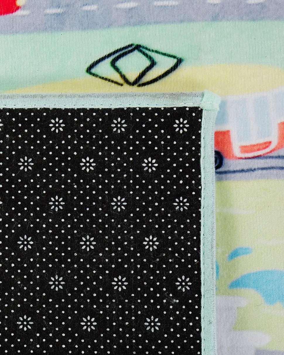 Tapete Para Criancas Com Desenho De Cidade 80 X 150 Cm Kemer