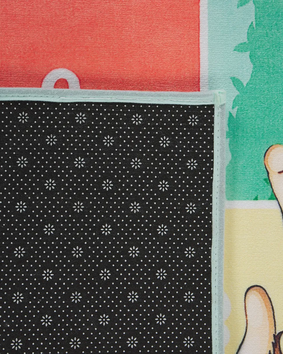 Tapete Para Criancas Com Jogo E Desenho De Animais 80 X 150 Cm Babadag