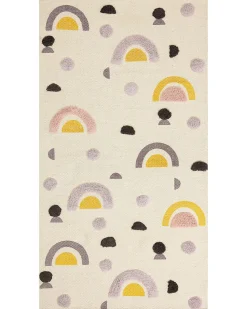 Tapete Para Criancas Em Algodao Multicolor 80 X 150 Cm Curup