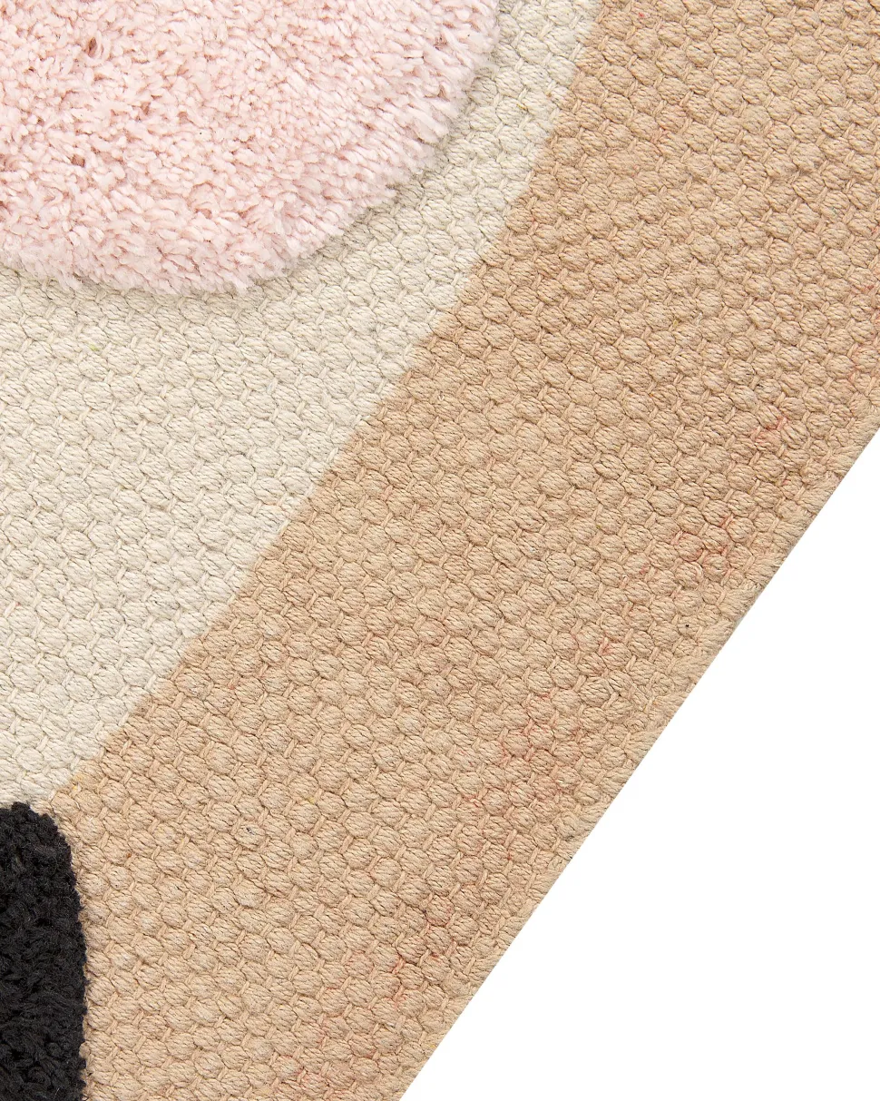 Tapete Para Criancas Em Algodao Creme Com Impressao De Panda 80 X 150 Cm Bunan