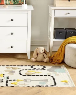 Tapete Para Criancas Em Algodao Multicolor 80 X 150 Cm Sazak