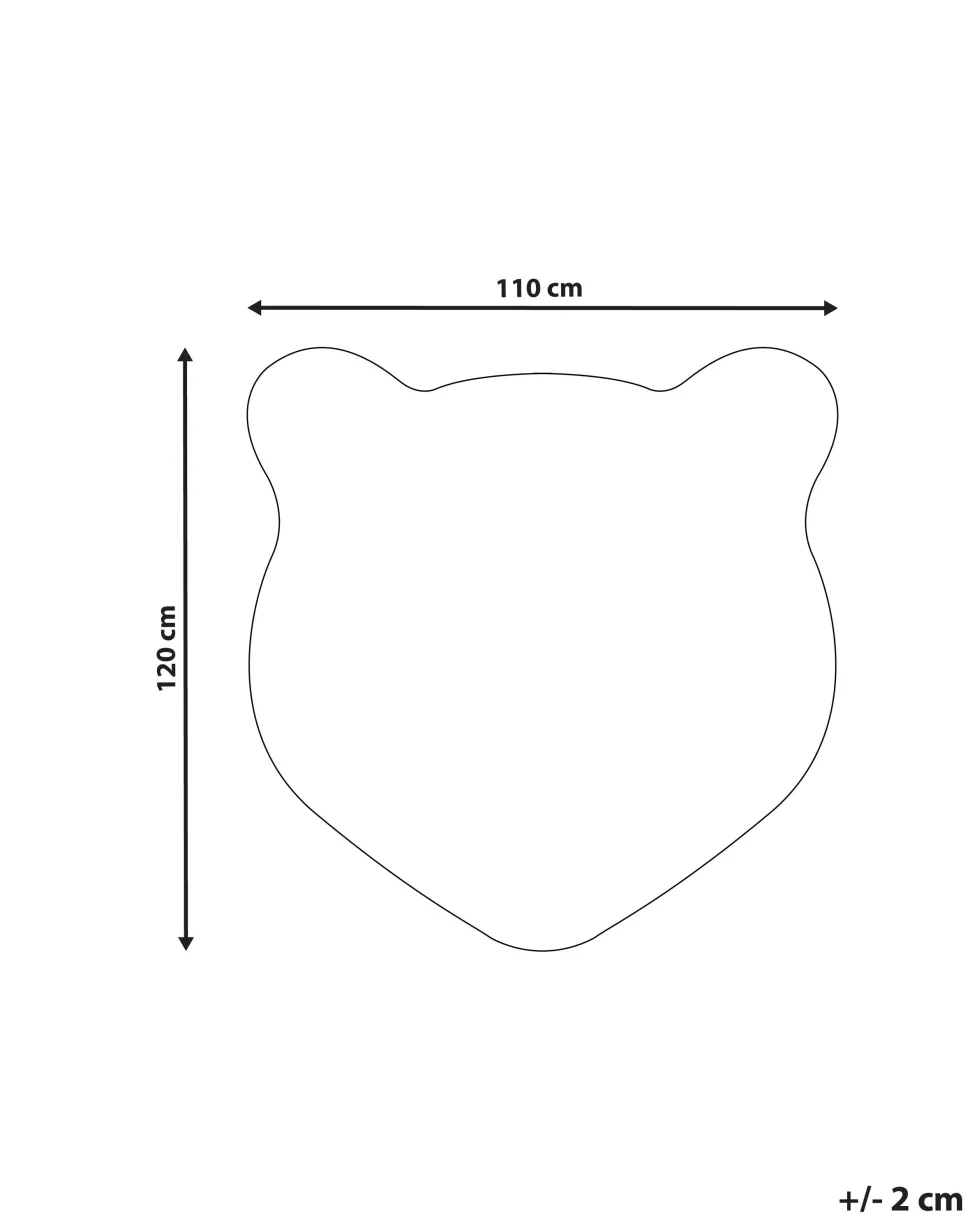 Tapete Para Criancas Em La Rosa Impressao De Tigre 120 X 110 Cm Parker
