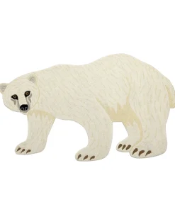 Tapete Para Criancas Em La Branca Impressao De Urso Polar 100 X 160 Cm Iorek