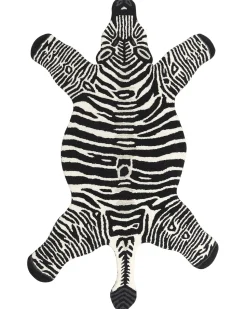 Tapete Para Criancas Em La Preta E Branca Impressao De Zebra 100 X 160 Cm Marty