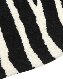 Tapete Para Criancas Em La Preta E Branca Impressao De Zebra 100 X 160 Cm Marty