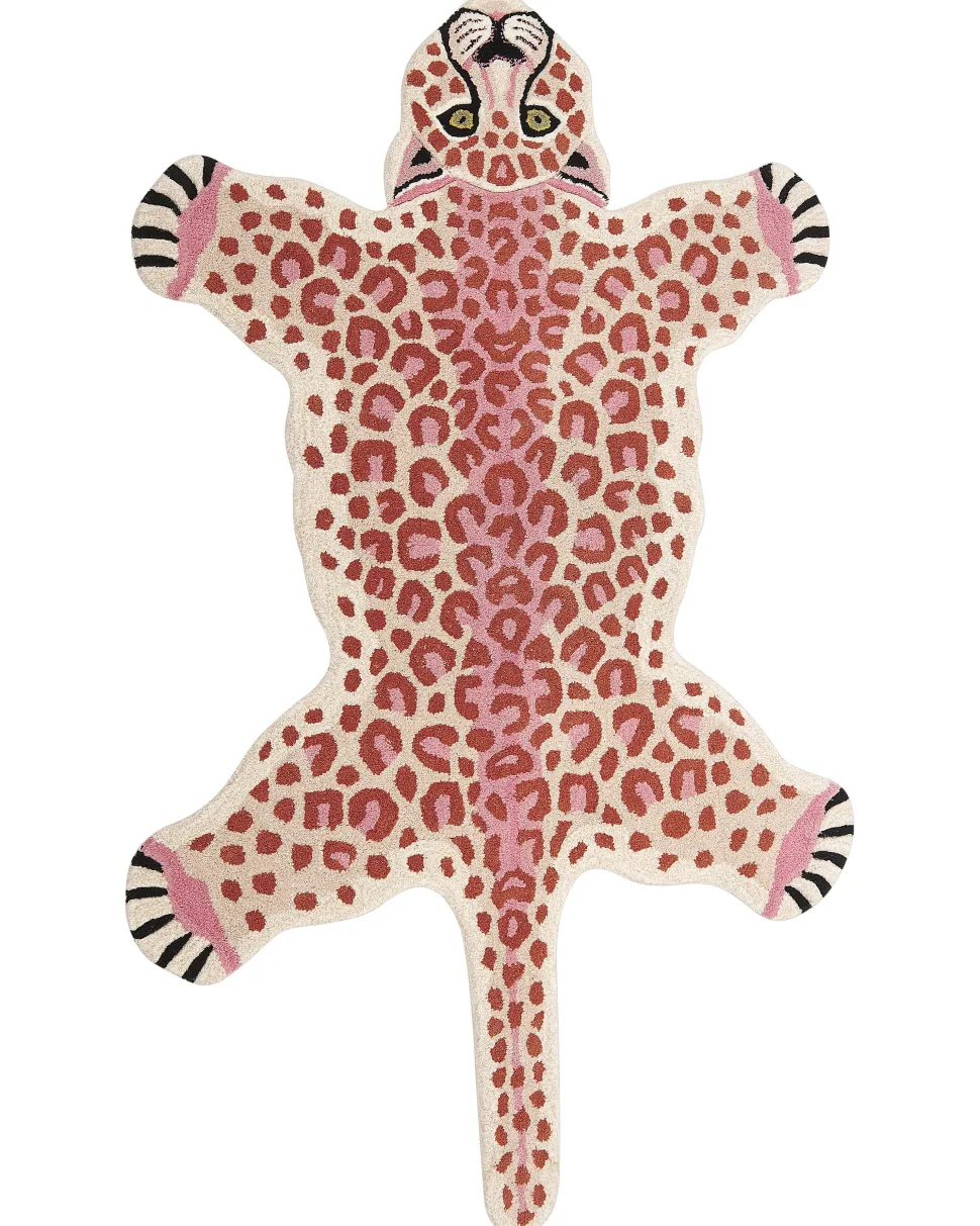 Tapete Para Criancas Em La Rosa Impressao De Pantera 100 X 160 Cm Chuluun