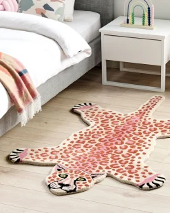 Tapete Para Criancas Em La Rosa Impressao De Pantera 100 X 160 Cm Chuluun