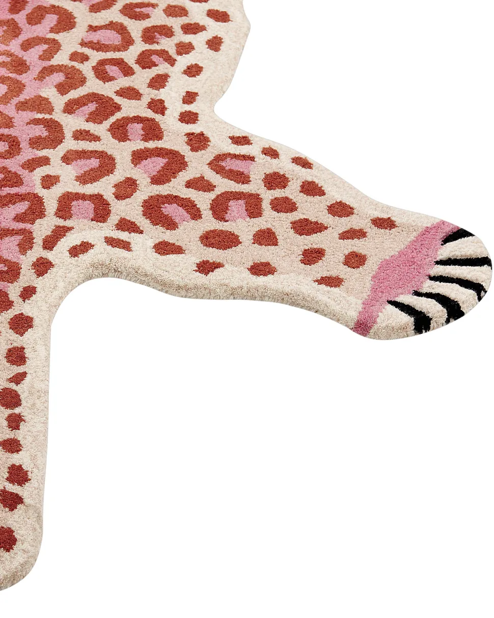 Tapete Para Criancas Em La Rosa Impressao De Pantera 100 X 160 Cm Chuluun