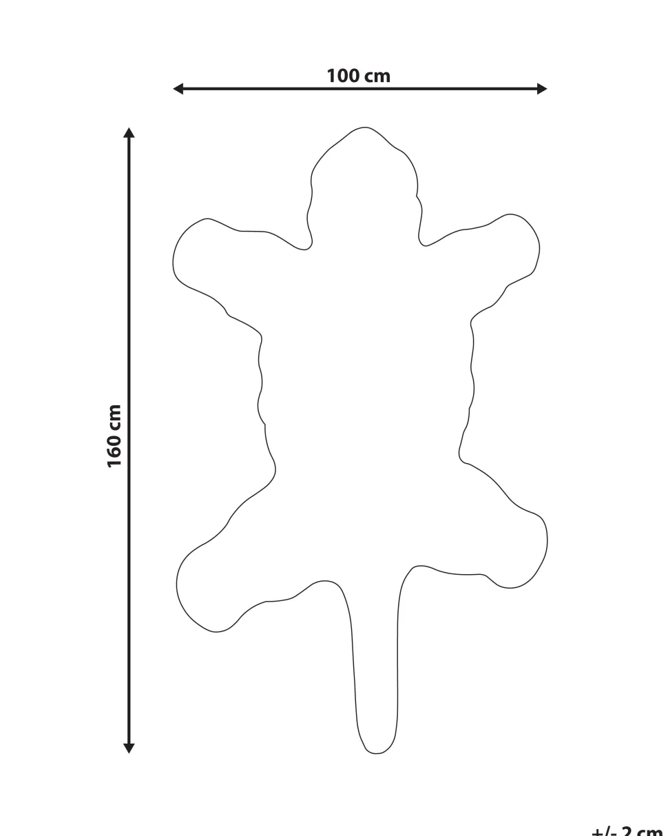 Tapete Para Criancas Em La Creme E Branca Impressao Leopardo 100 X 160 Cm Mibu