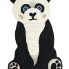 Tapete Para Criancas Em La Preta E Branca Impressao De Panda 100 X 160 Cm Jingjing