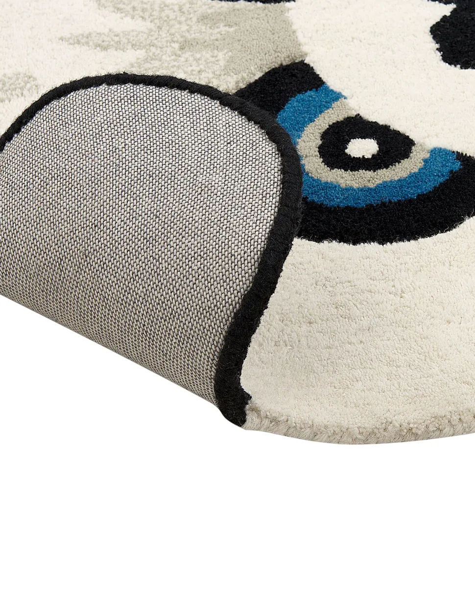 Tapete Para Criancas Em La Preta E Branca Impressao De Panda 100 X 160 Cm Jingjing