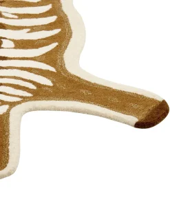 Tapete Para Criancas Em La Castanha Impressao De Antilope 100 X 160 Cm Zaza