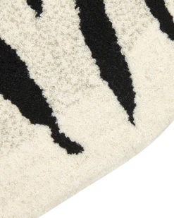 Tapete Para Criancas Em La Preta E Branca Impressao De Tigre 100 X 160 Cm Shere