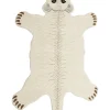 Tapete Para Criancas Em La Branca Impressao De Urso Polar 100 X 160 Cm Taqqiq