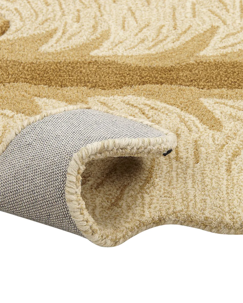 Tapete Para Criancas Em La Creme Impressao De Lobo 100 X 160 Cm Balto