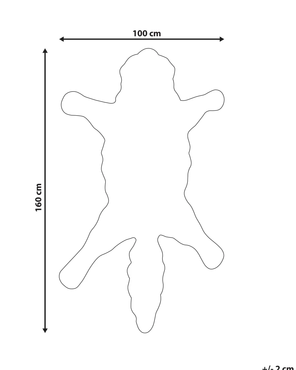 Tapete Para Criancas Em La Creme Impressao De Lobo 100 X 160 Cm Balto