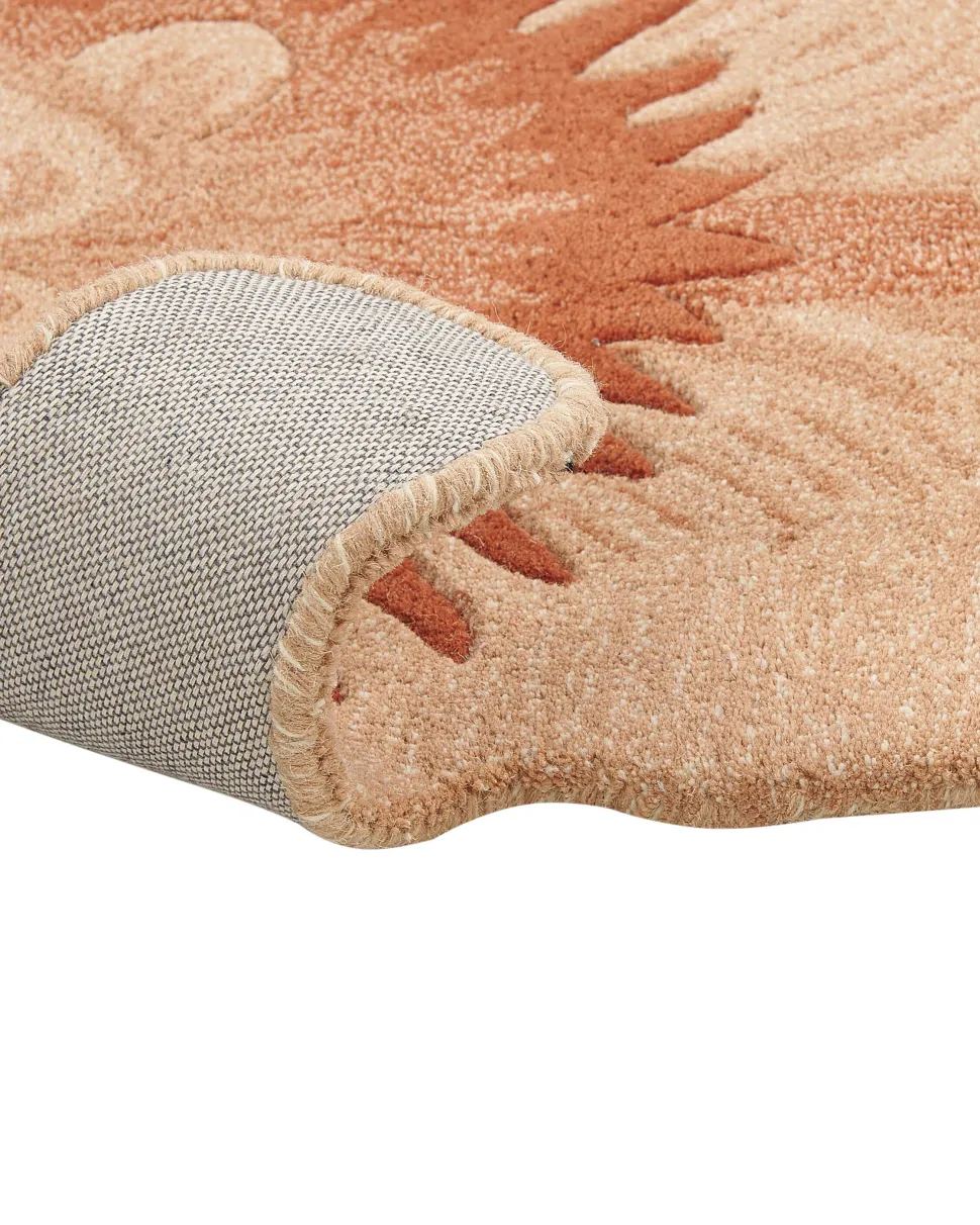 Tapete Para Criancas Em La Creme Impressao De Leao 100 X 160 Cm Mufasa