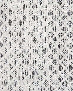 Tapete Preto E Branco 80 X 150 Cm Gemlik