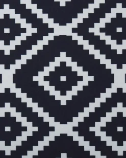 Tapete Preto E Branco 80 X 300 Cm Karungal