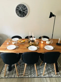 Tapete Preto E Cinzento 160 X 230 Cm Keban