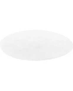 Tapete Redondo Branco 140 Cm Demre