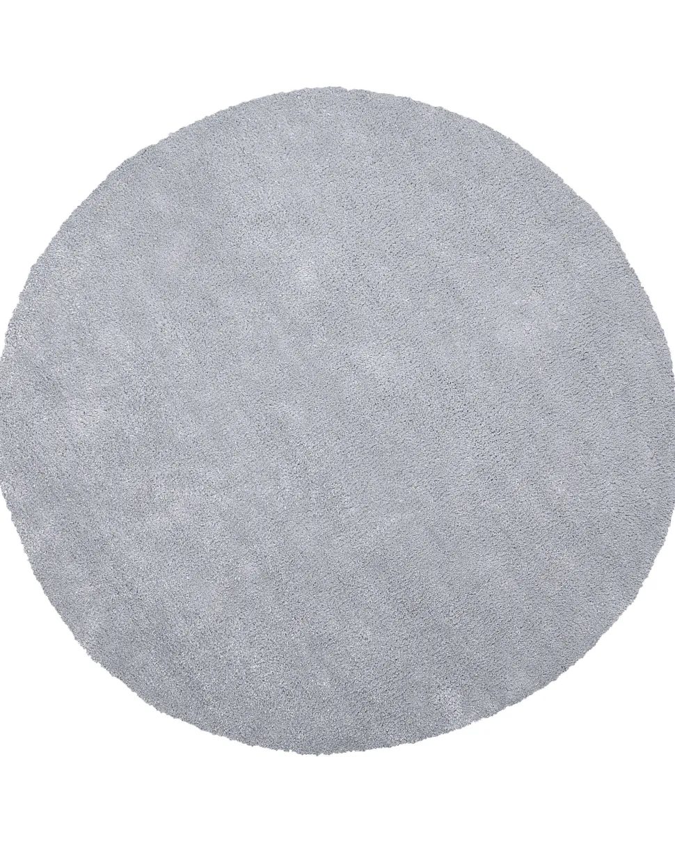 Tapete Redondo Cinzento Claro 140 Cm Demre