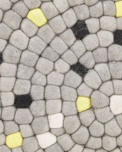 Tapete Redondo Cinzento Claro 140 Cm Penek