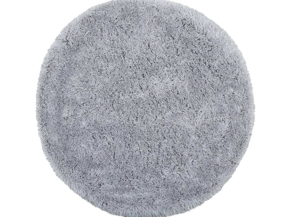 Tapete Redondo Cinzento Claro 140 Cm Cide