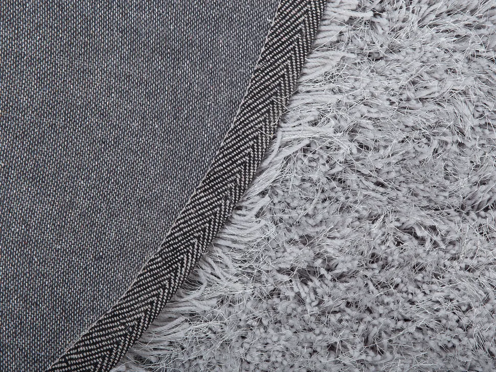 Tapete Redondo Cinzento Claro 140 Cm Cide