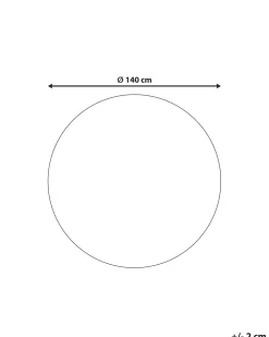 Tapete Redondo Com Padrao De Peixes 140 Cm Fizme