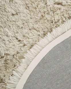 Tapete Redondo Creme 140 Cm Cide