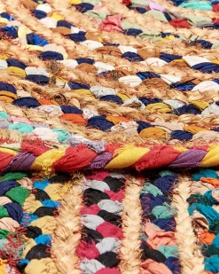 Tapete Redondo De Algodao Multicolor 140 Cm Yenice