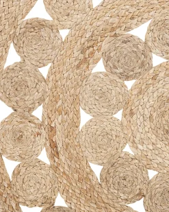 Tapete Redondo De Juta Creme O 120 Cm Birecik