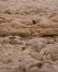 Tapete Redondo De Juta Creme O 120 Cm Bucak