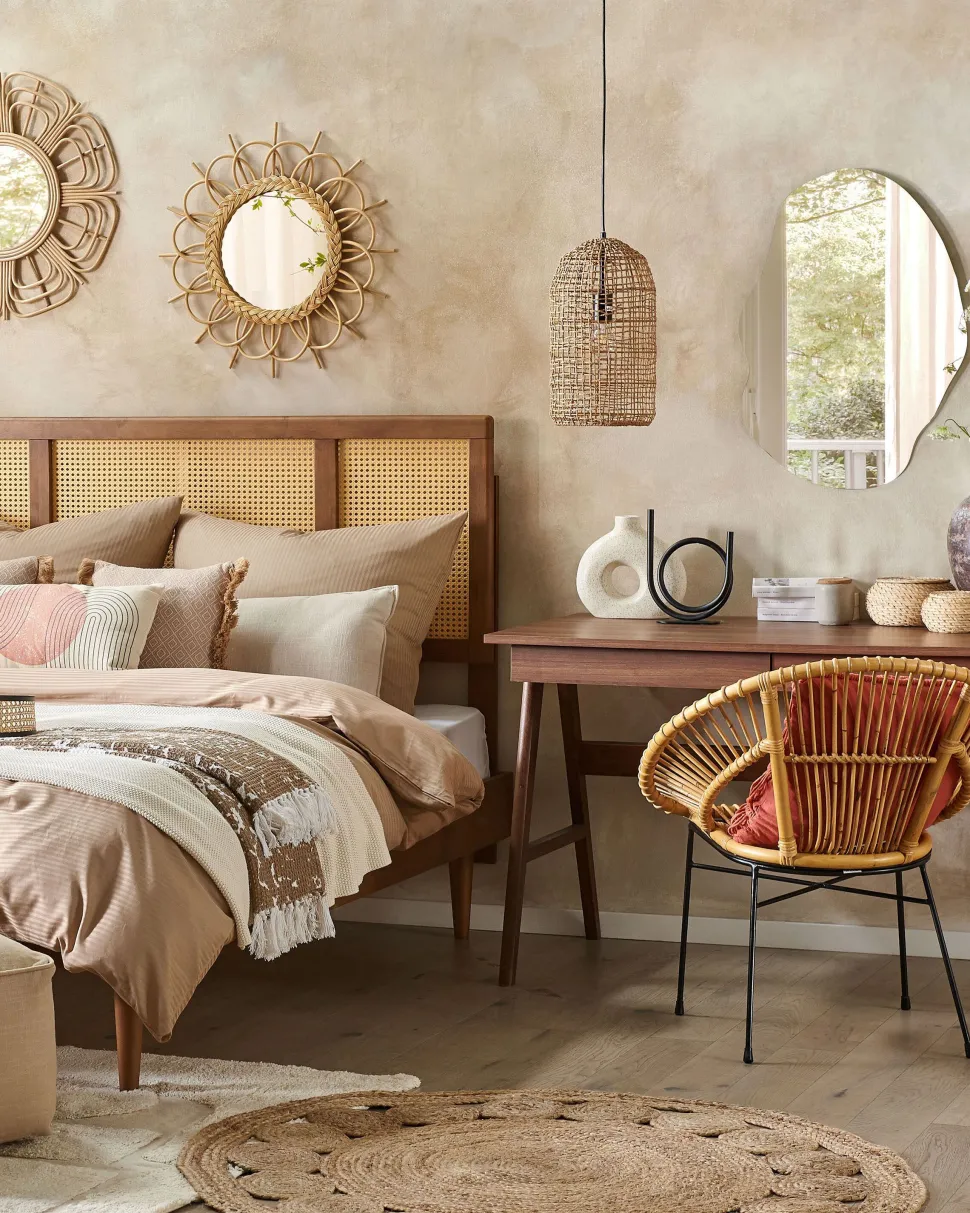 Tapete Redondo De Juta O 120 Cm Creme Ahlat