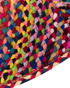 Tapete Redondo Em Algodao Multicolor 140 Cm Ladik