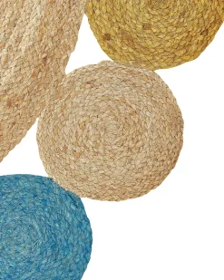 Tapete Redondo Em Juta Multicolor O 140 Cm Vostan